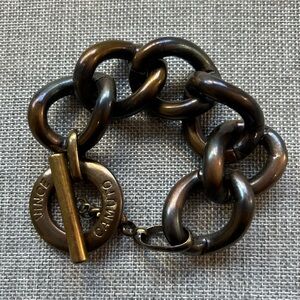 Vince Camuto Chunky Bronze/Black Bracelet